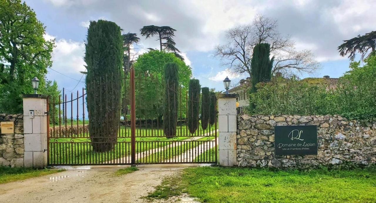 Bed and Breakfast Domaine De Laplan Cezan Exterior foto