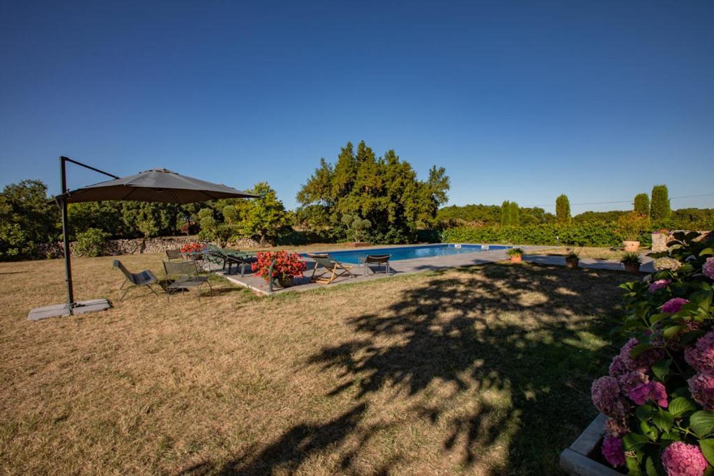Bed and Breakfast Domaine De Laplan Cezan Exterior foto